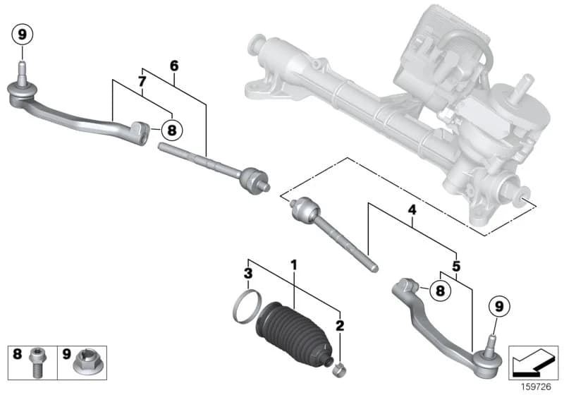 ECE — 32 Steering › 32_1669 STEERING LINKAGE/TIE RODS