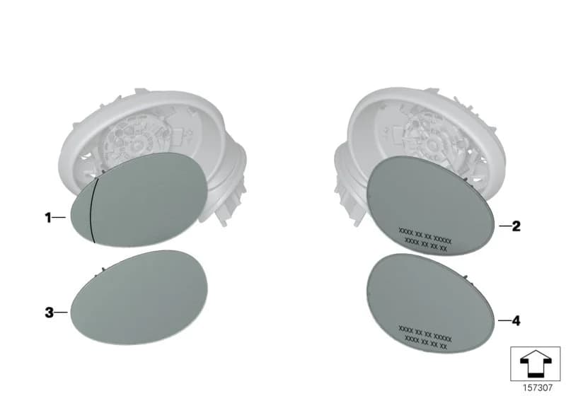 ECE — 51 Vehicle trim › 51_6425 MIRROR GLASS