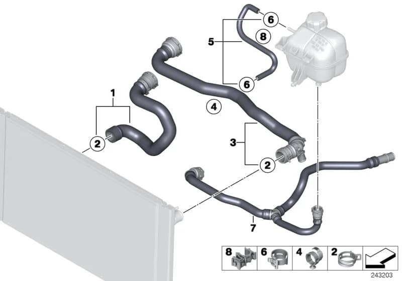 ECE — 17 Radiator › 17_0576 Cooling System Water Hoses