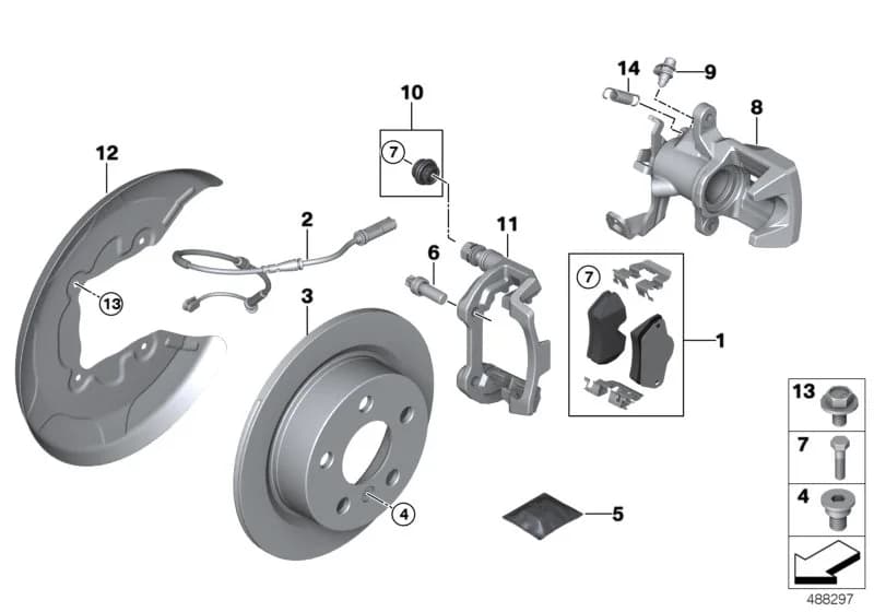 ECE — 34 Brakes › 34_2178 Rear wheel brake