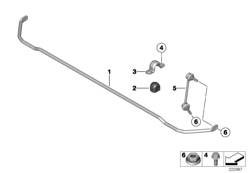 D=16-17MM — ECE — 33 Rear Axle › 33_1358 Stabilizer, rear
