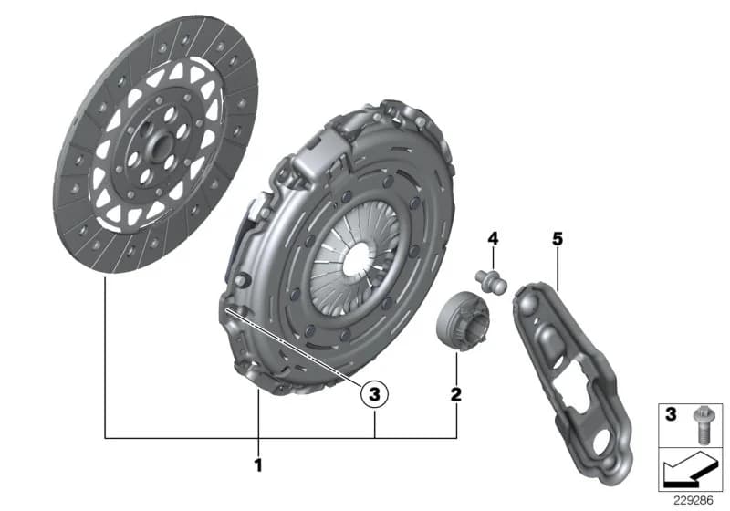 D=235MM — ECE — 21 Clutch › 21_0255 CLUTCH-CLUTCH DISK/PRESSURE PLATE