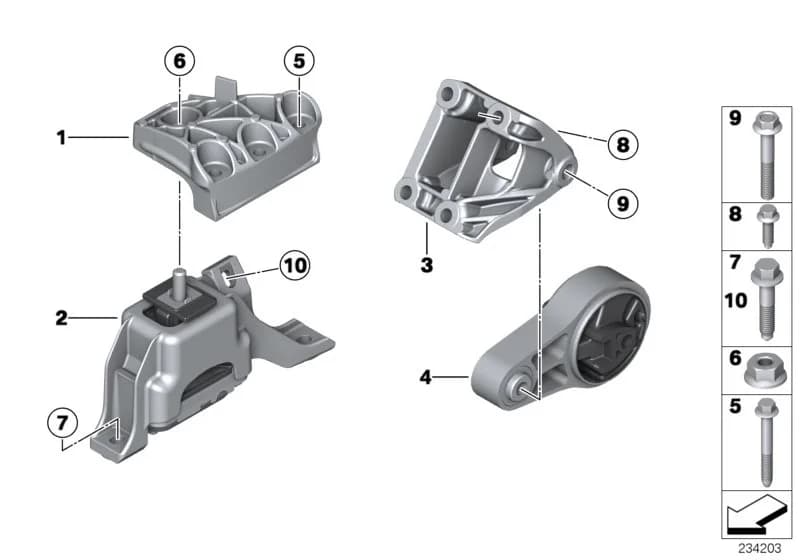 ECE — 22 Engine and gearbox suspension › 22_0178 Engine Suspension