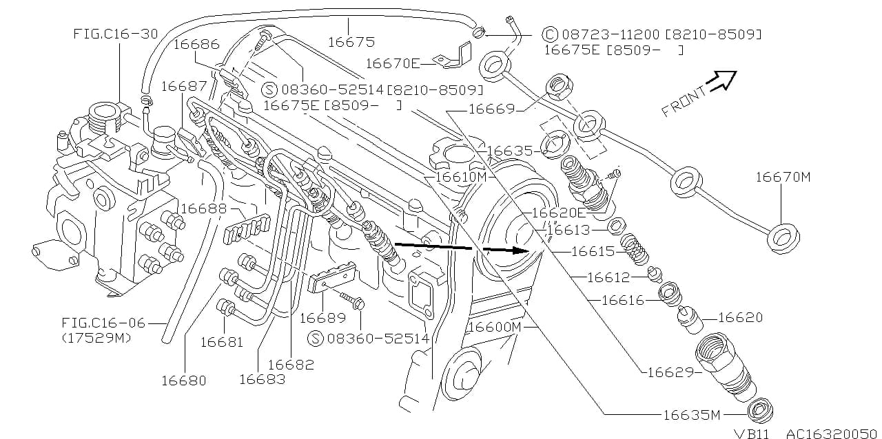 AD VAN (VB11) — Engine › C1632 001