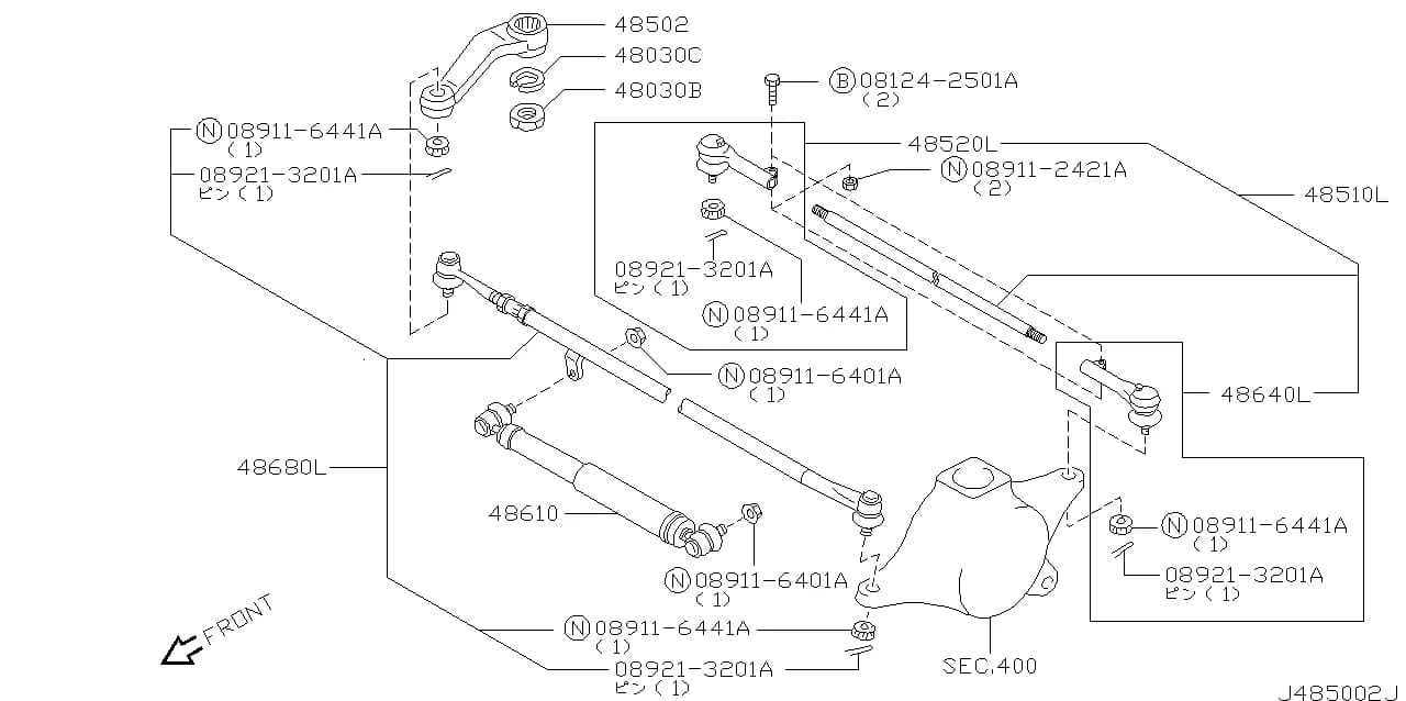 SAFARI (Y61) — Chassis › 485B 001