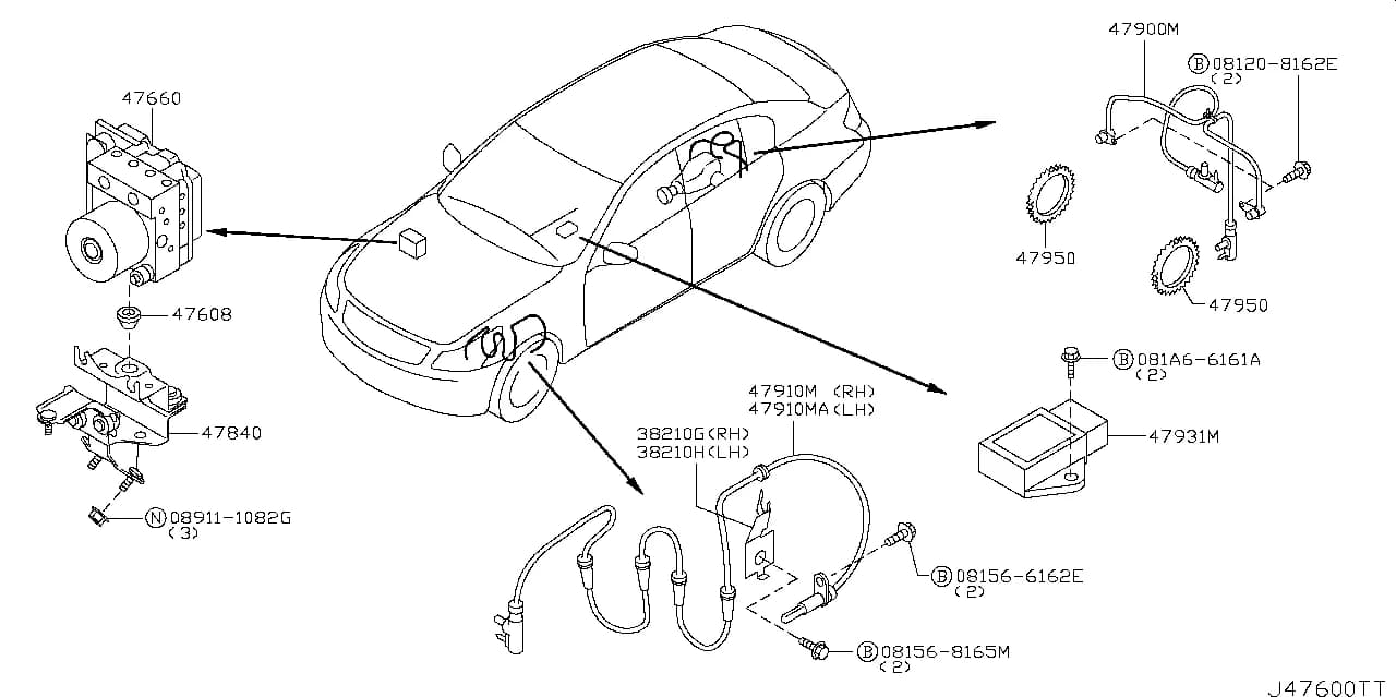 SKYLINE (V36) — Chassis › 476A 002