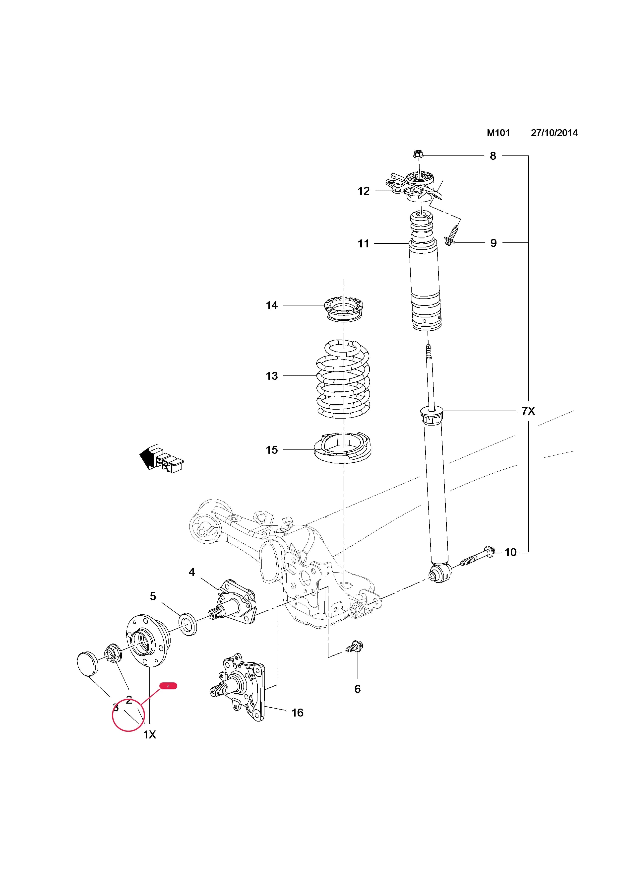 -CAP — Opel  ADAM ( 2013 - ) — M REAR AXLE AND SUSPENSION › 3.FOR REAR DRUM BRAKES,POC JQ3/JQ4