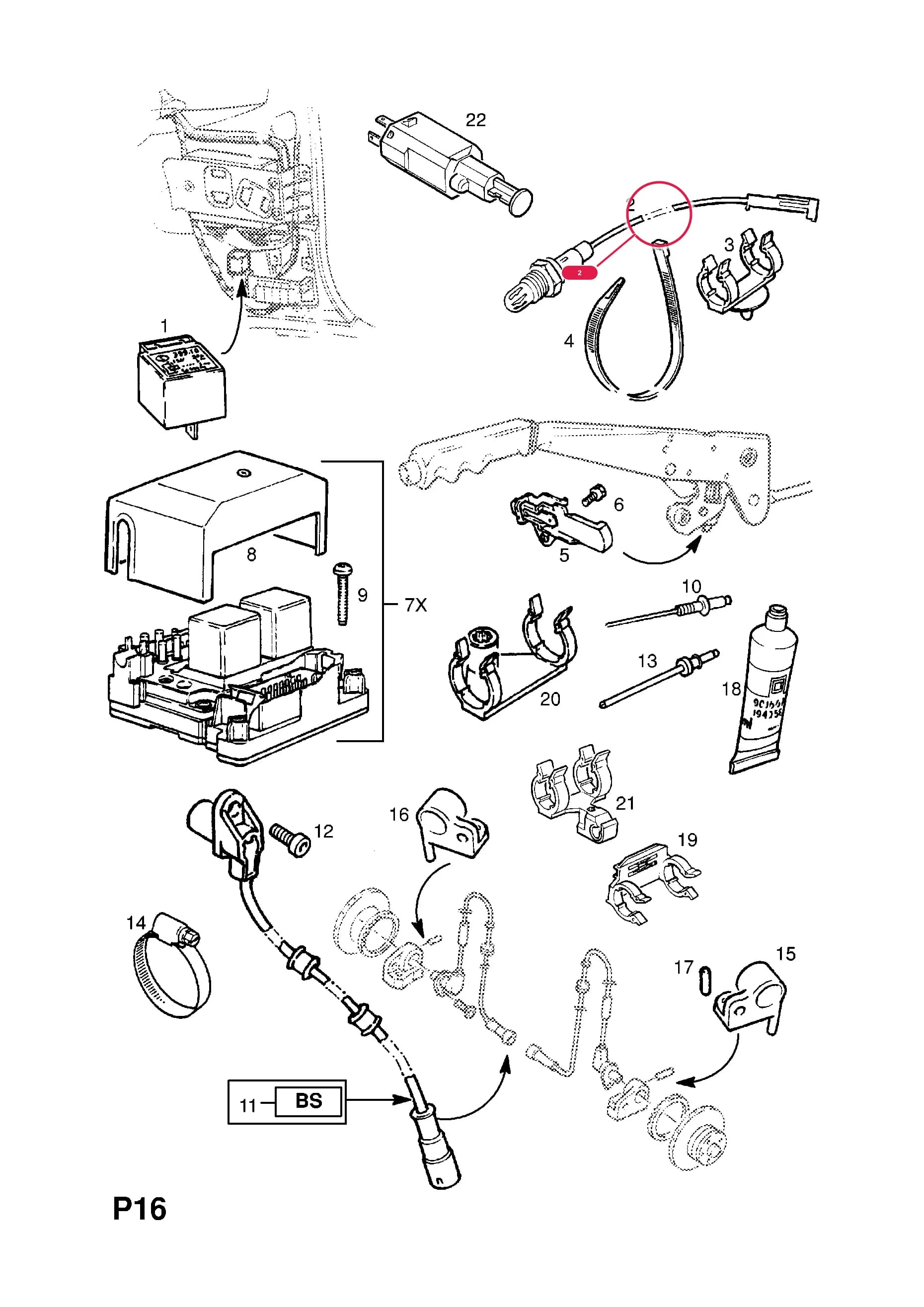 SENSOR,OXYGEN,CATALYTIC CONVERTER — Opel  ASTRA CLASSIC ( 1999 -  2002) — P ELECTRICAL › 2 FUEL AND EXHAUST