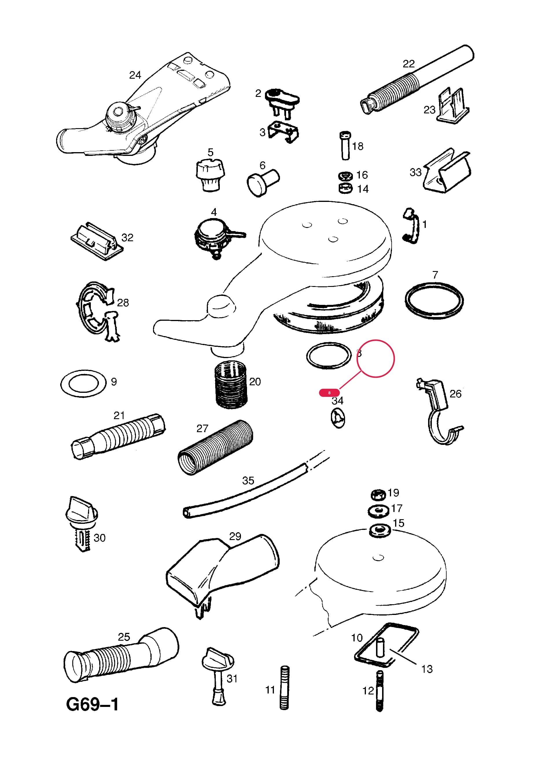GASKET,AIR CLEANER TO CARBURETTER (NLS.- NO REPLACEMENT PART) — Opel  KADETTE-E ( 1985 -  1993) — G FUEL AND EXHAUST › 18.AIR CLEANER (CONTD.)