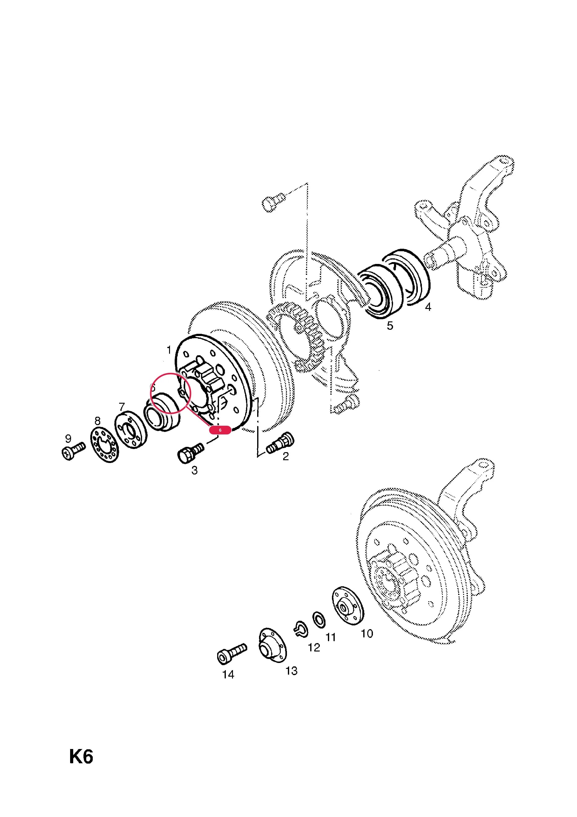 BEARING,HUB OUTER (TIMKEN) (NLS.- USE 94227041    3 30 019) — Opel  FRONTERA-B ( 1999 -  2004) — K FRONT AXLE AND SUSPENSION › 15.FRONT HUB
