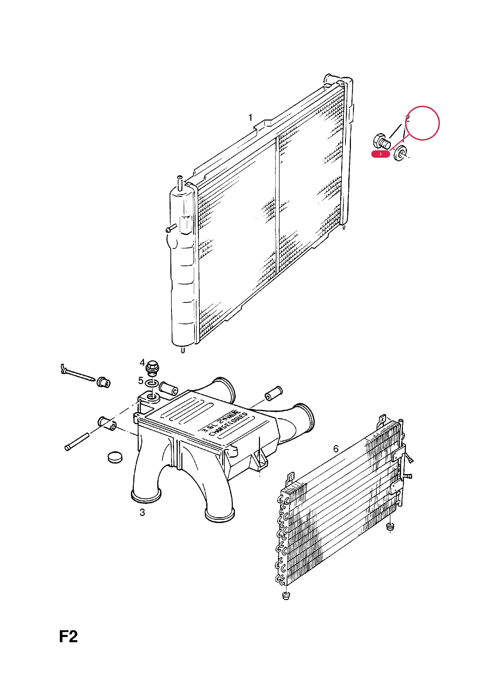 PLUG (NLS.- NO REPLACEMENT PART) — Opel  OMEGA-A ( 1987 -  1993) — F COOLING › 37.RADIATOR AND THERMOSTAT SWITCH (CONTD.)