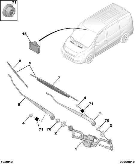 electrical components — wipe › WINDSCREEN WIPER MOTOR - CONROD ASSY