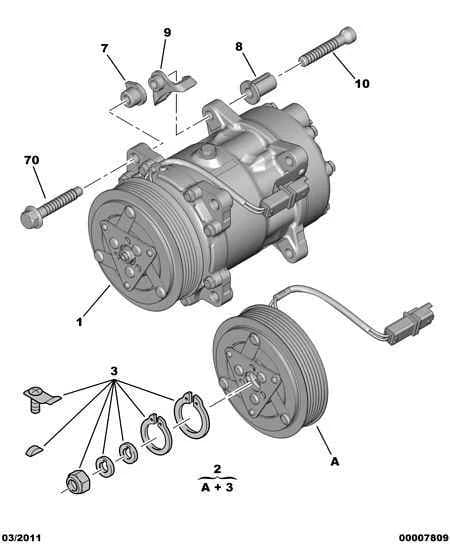 Until OPR 11556 — functions — heating / air conditioning › AIR CONDITIONED COMPRESSOR DETAIL