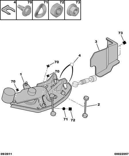 mechanical — gearbox controls › GEAR CHANGE CONTROL GEAR BOX SIDE