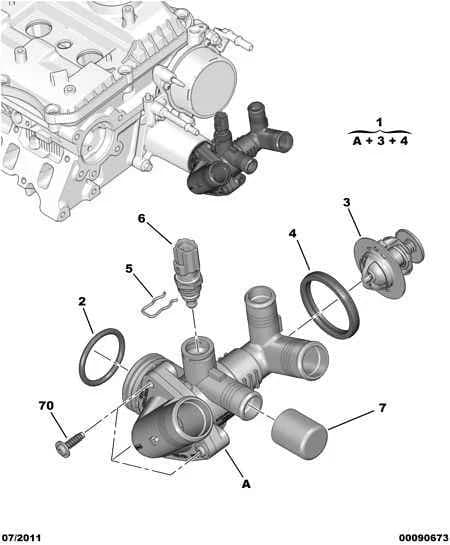 mechanical — cooling system › OUTLET TANK SWITCH PROBE
