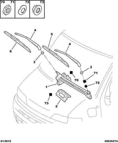 FRONT WINDOW WIPER MOTOR, Position 1334799080 — electrical components — wipe › WINDSCREEN WIPER MOTOR - CONROD ASSY