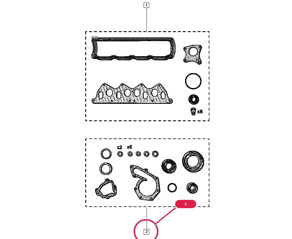 557N — Manual › 10 Engine / Engine seals