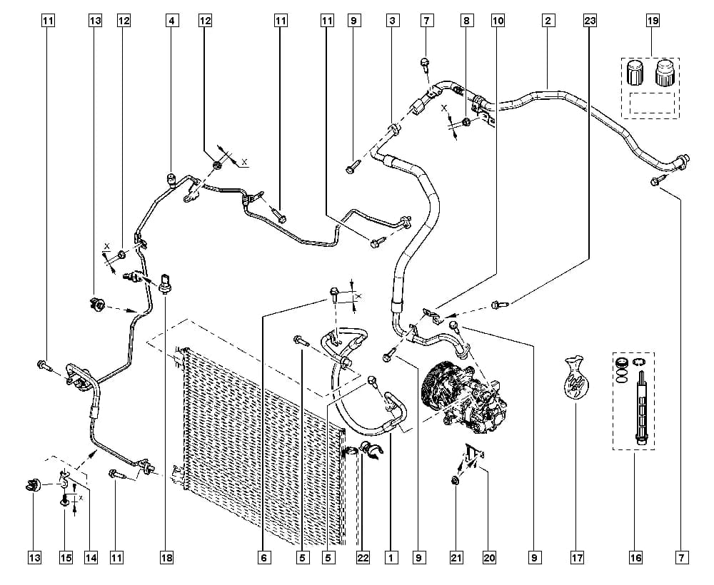 NFAB = D — J9MC — Upholstery - Electricity › 62 Air conditioning / Air conditioning pump