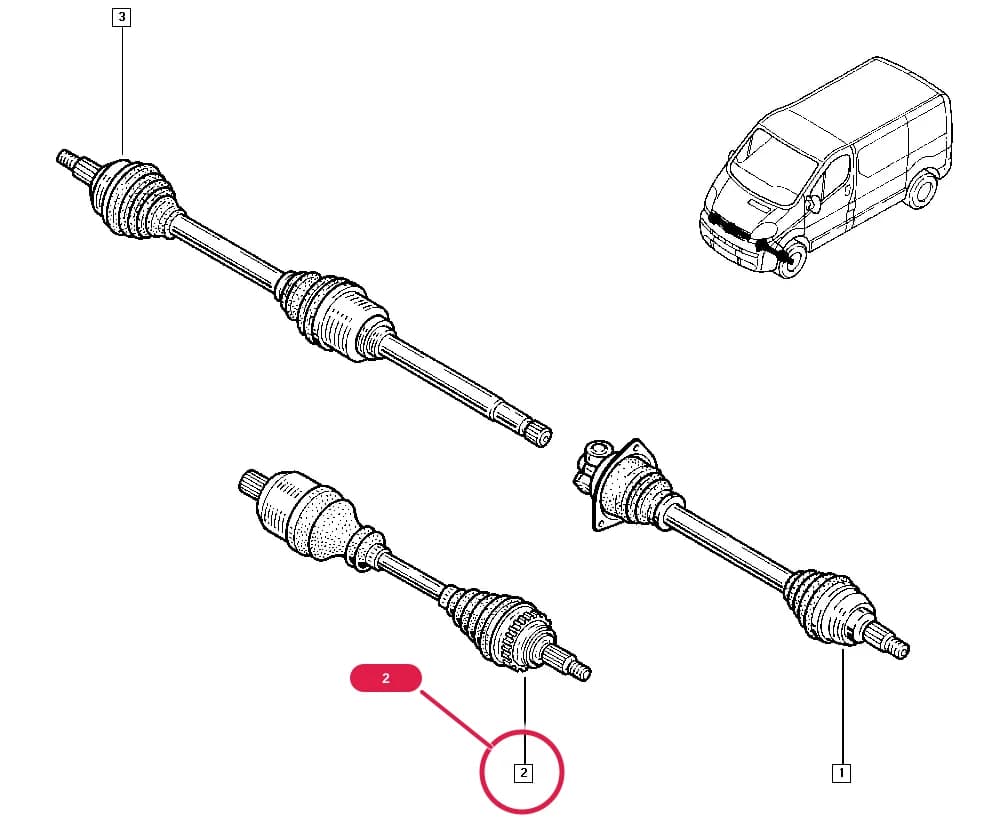 EL00 — Manual › 29 Driveshaft / Driveshaft