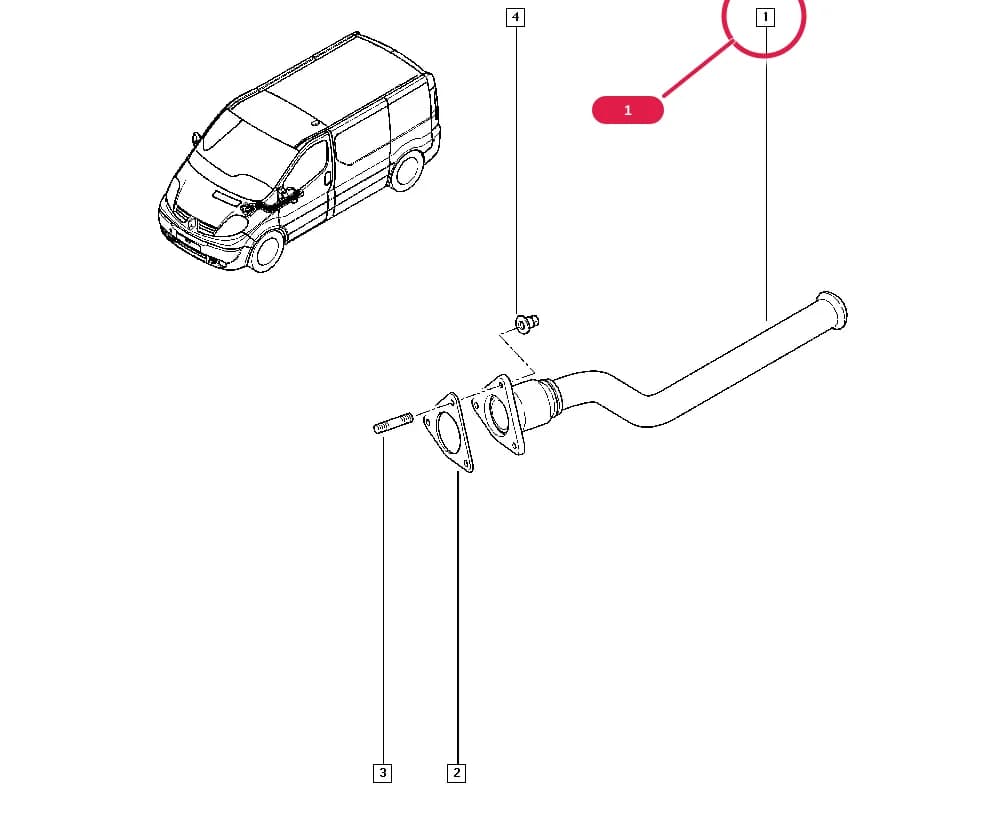 EL0H — Manual › 19 Cooling system - Reservoirs - Exhaust system - Engine mounting / Exhaust system