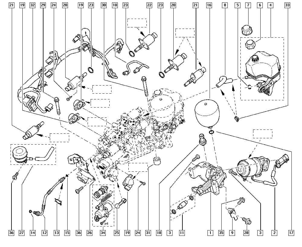 EV0J — Manual › 21 Manual gearbox / Computer-controlled gearbox control