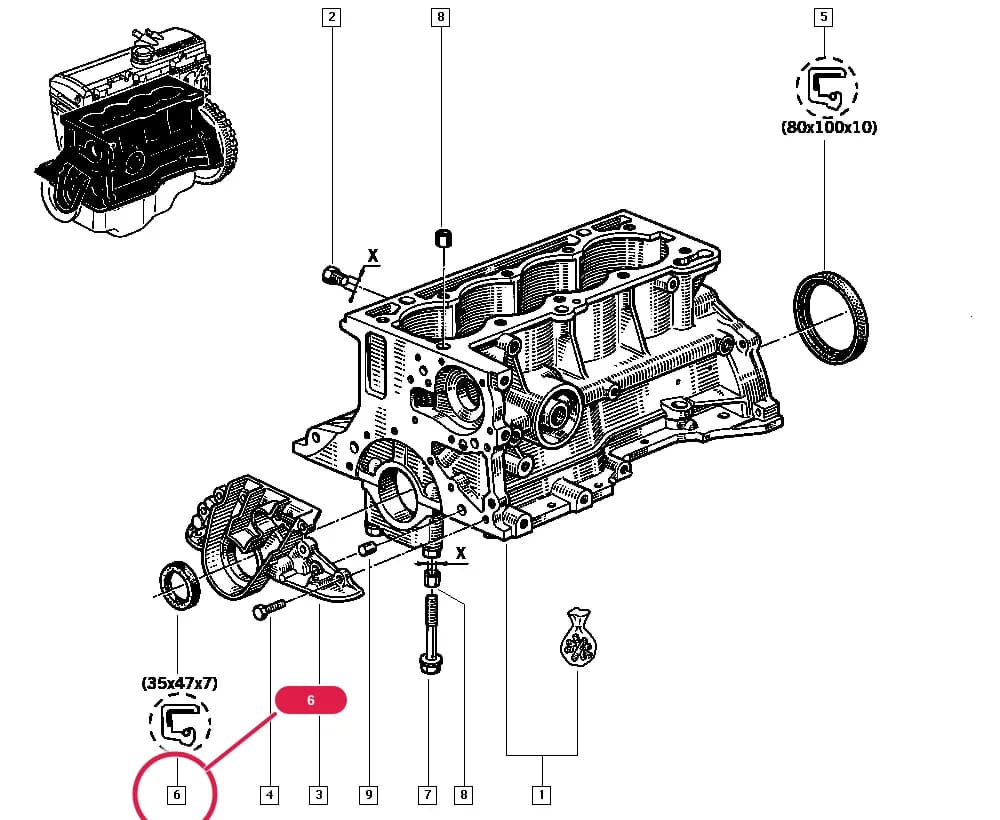 557B — Manual › 10 Engine / Cylinder block