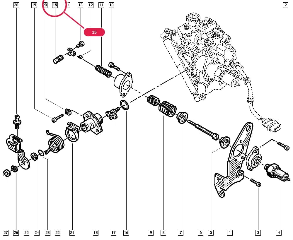 $MAR = R717-1 or $MAR = R725-1 — ED8C — Manual › 13 Fuel supply / Injection pump