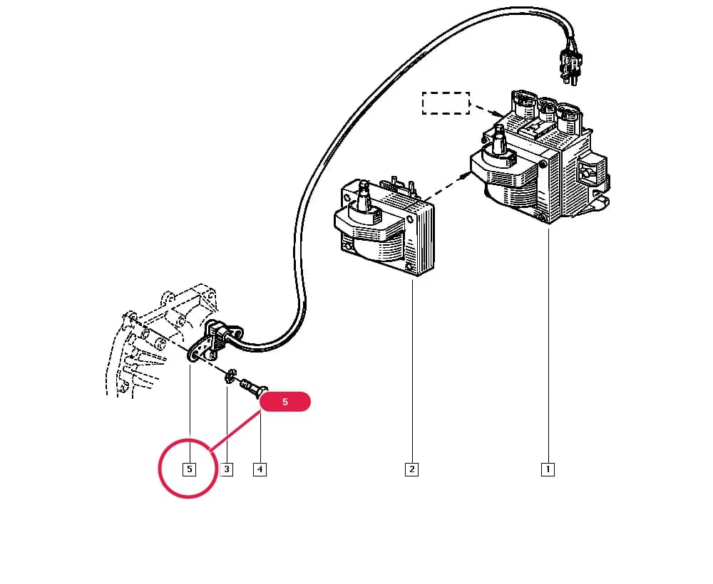 557J — Manual › 17 Ignition - Injection / Ignition coil