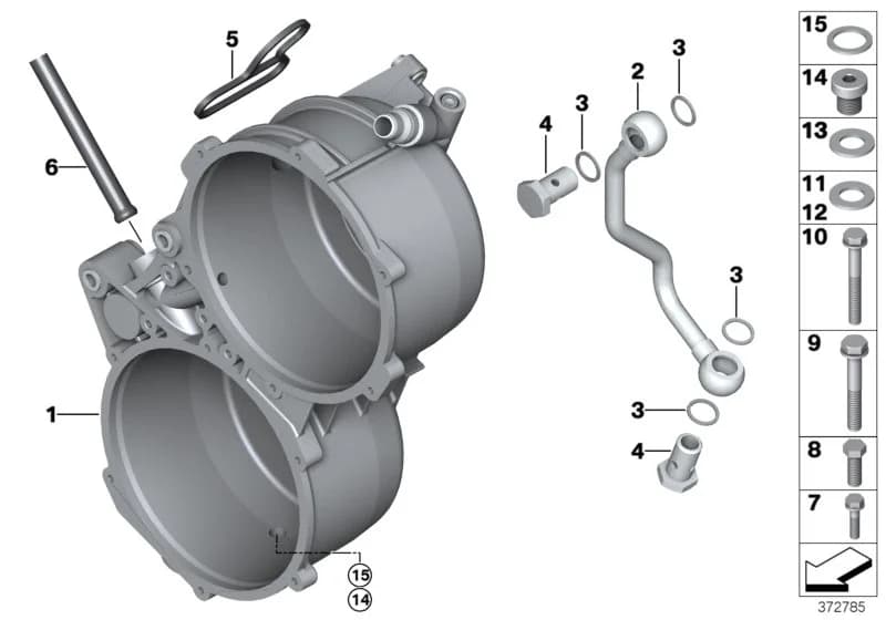 ECE — 12 Engine Electrical System › 12_1540 ALTERNATORMOUNTING PARTS