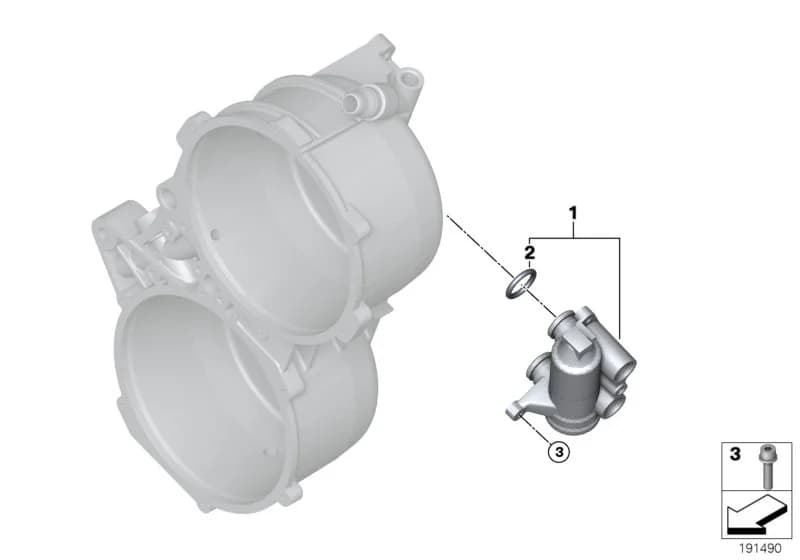 ECE — 11 Engine › 11_3450 Oil supply - oil cooler connection