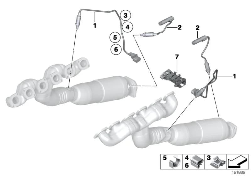 L= 680MM — ECE — 18 Exhaust system › 18_0831 Lambda Probe Fixings