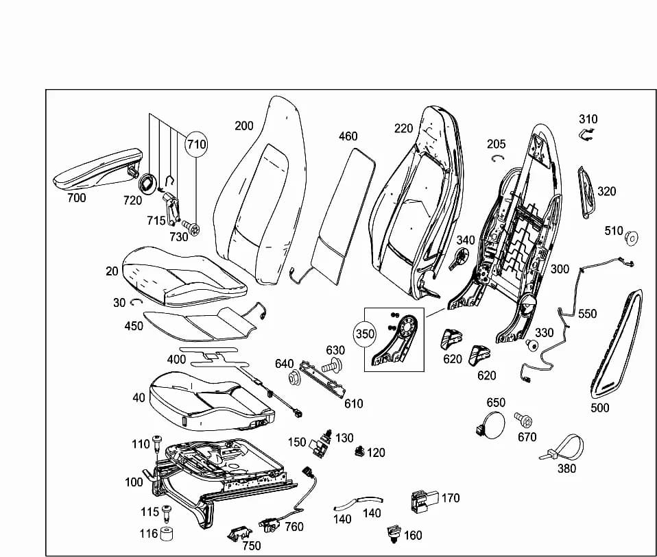 NUTS22Replaced by N000000003175 — 451.301 — 91 DRIVER\S SEAT › 065 LEFT SEAT