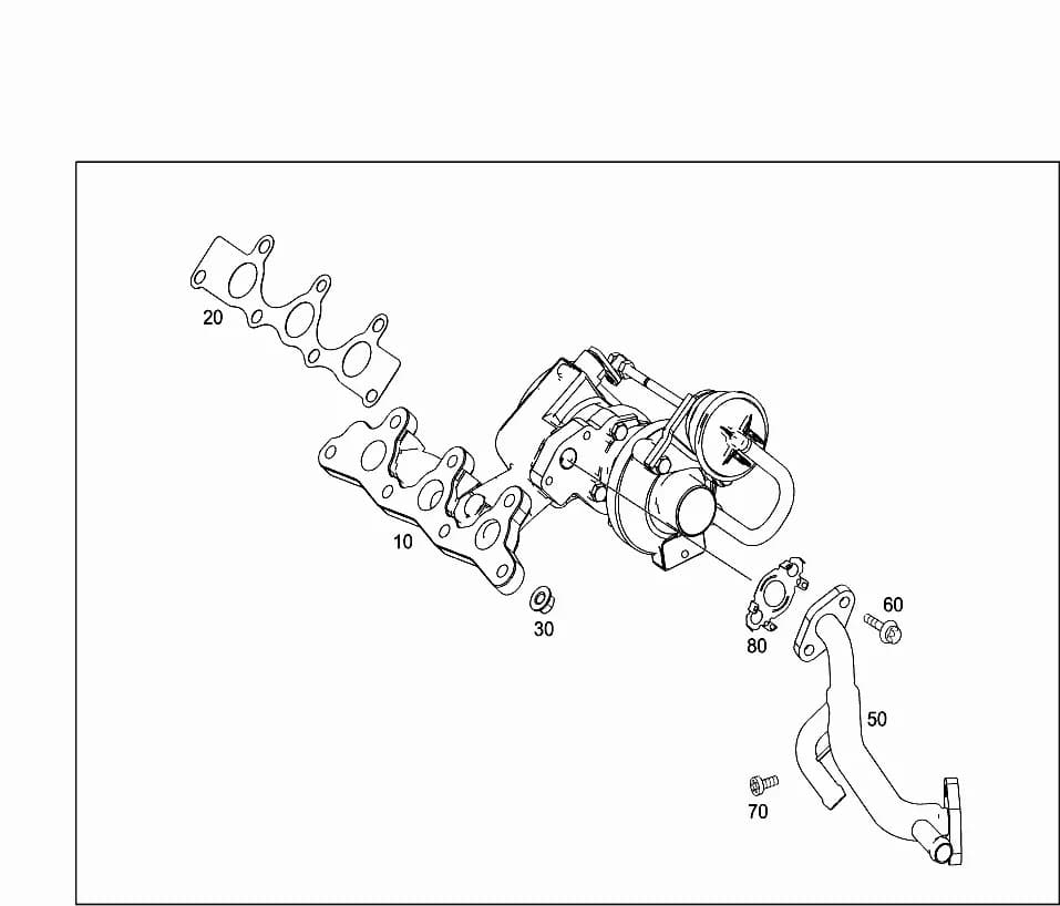 TURBOCHARGER-474Replaced by A  6600900680 — 660.950 — 09 AIR CLEANER AND ENGINE CHARGING › 075 TURBOCHARGER