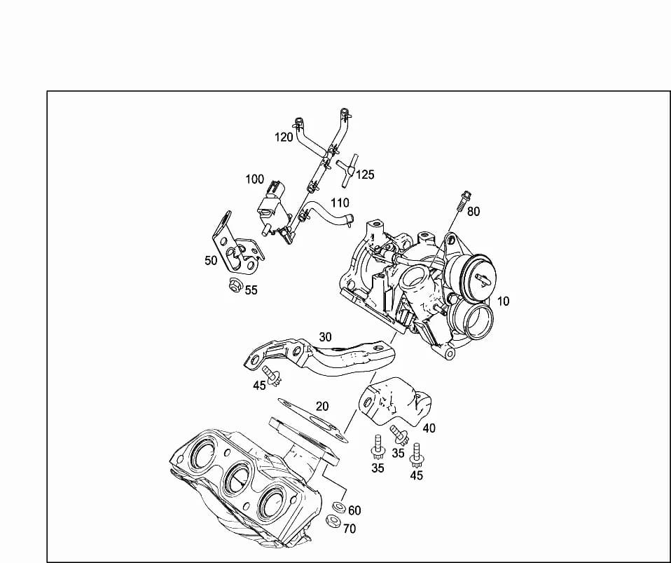 132.910 — 09 AIR CLEANER AND ENGINE CHARGING › 075 TURBOCHARGER