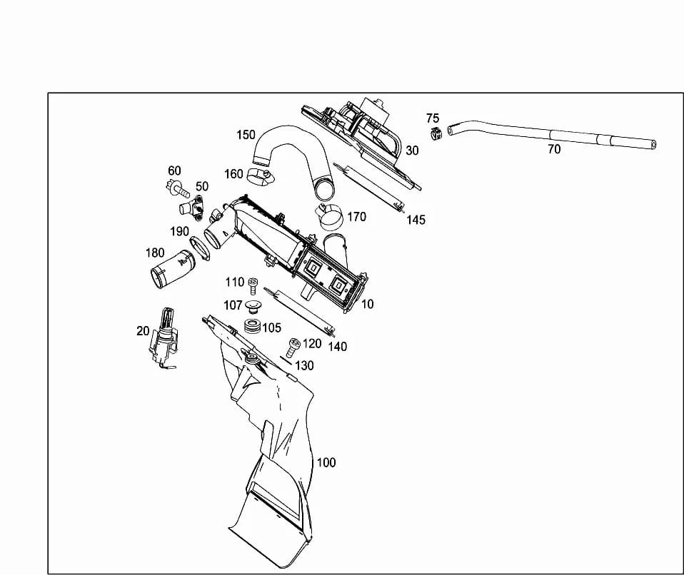 TEMPERATURE SENSORAT CHARGING AIR INTERCOOLERReplaced by A  6511530028 — 451.301 — 50 RADIATOR › 200 CHARGE AIR INTERCOOLING