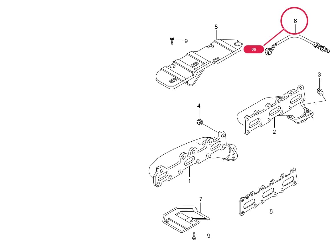 EX_MANIFOLD(1,2,3) RR , EX_MANIFOLD(4,5,6) FRT;Transmission: A — Stavic/Rodius — Engine › 1723 EXHAUST MANIFOLD(E32)
