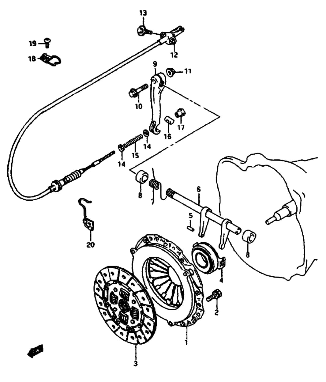 SX306 — Transmission › 23 - CLUTCH
