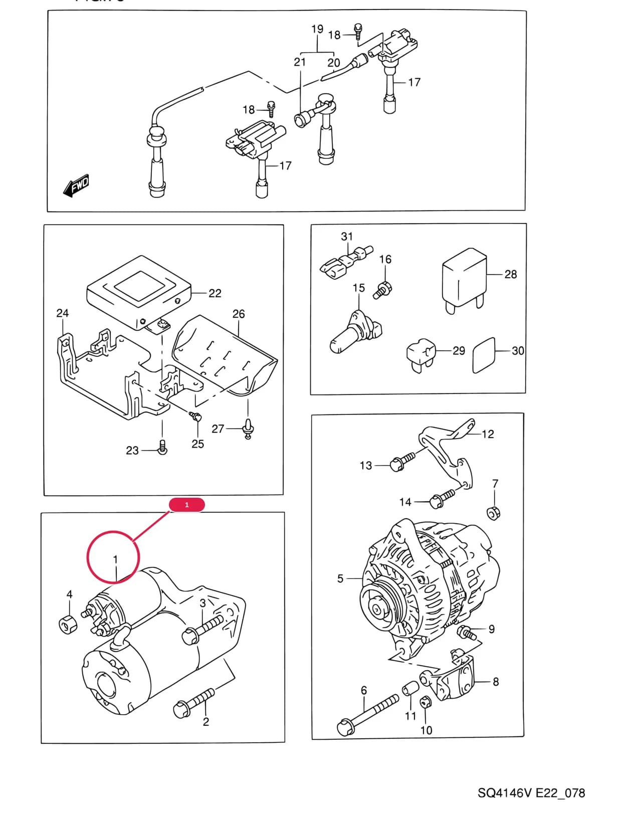 SQ416V — Engine Electrical › 78 - ENGINE ELECTRICAL (SQ416V)