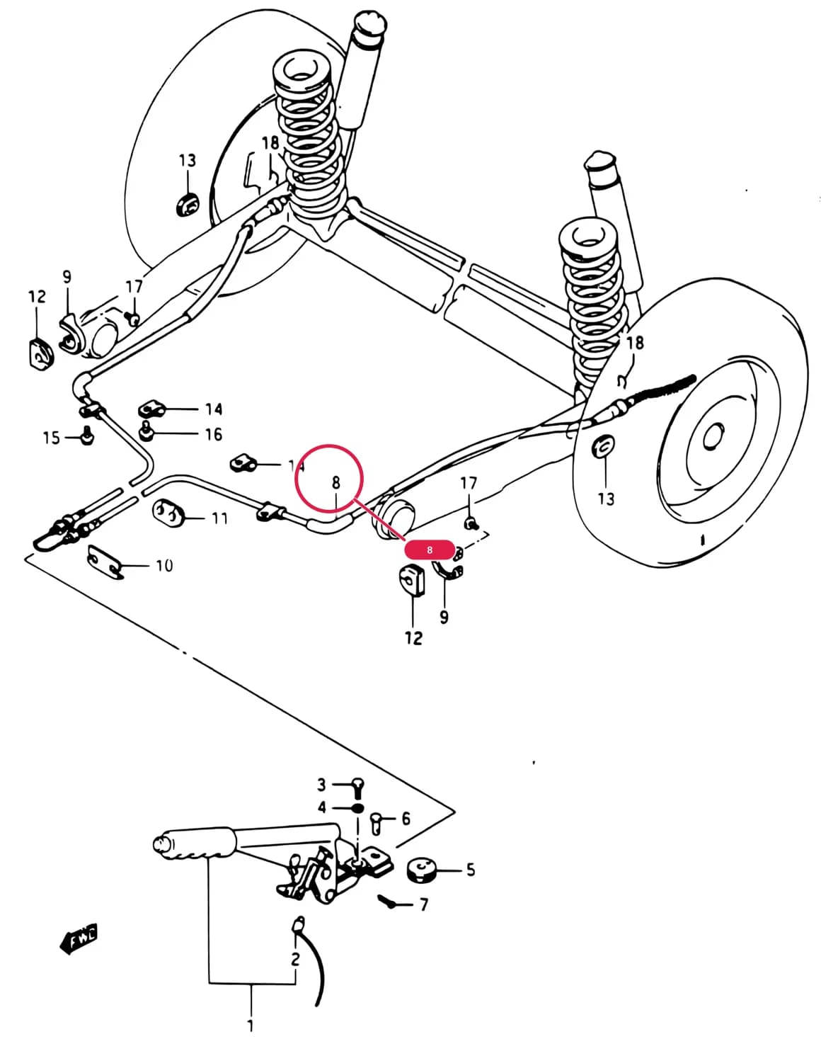 SA413-3 — Brake › 145 - PARKING BRAKE
