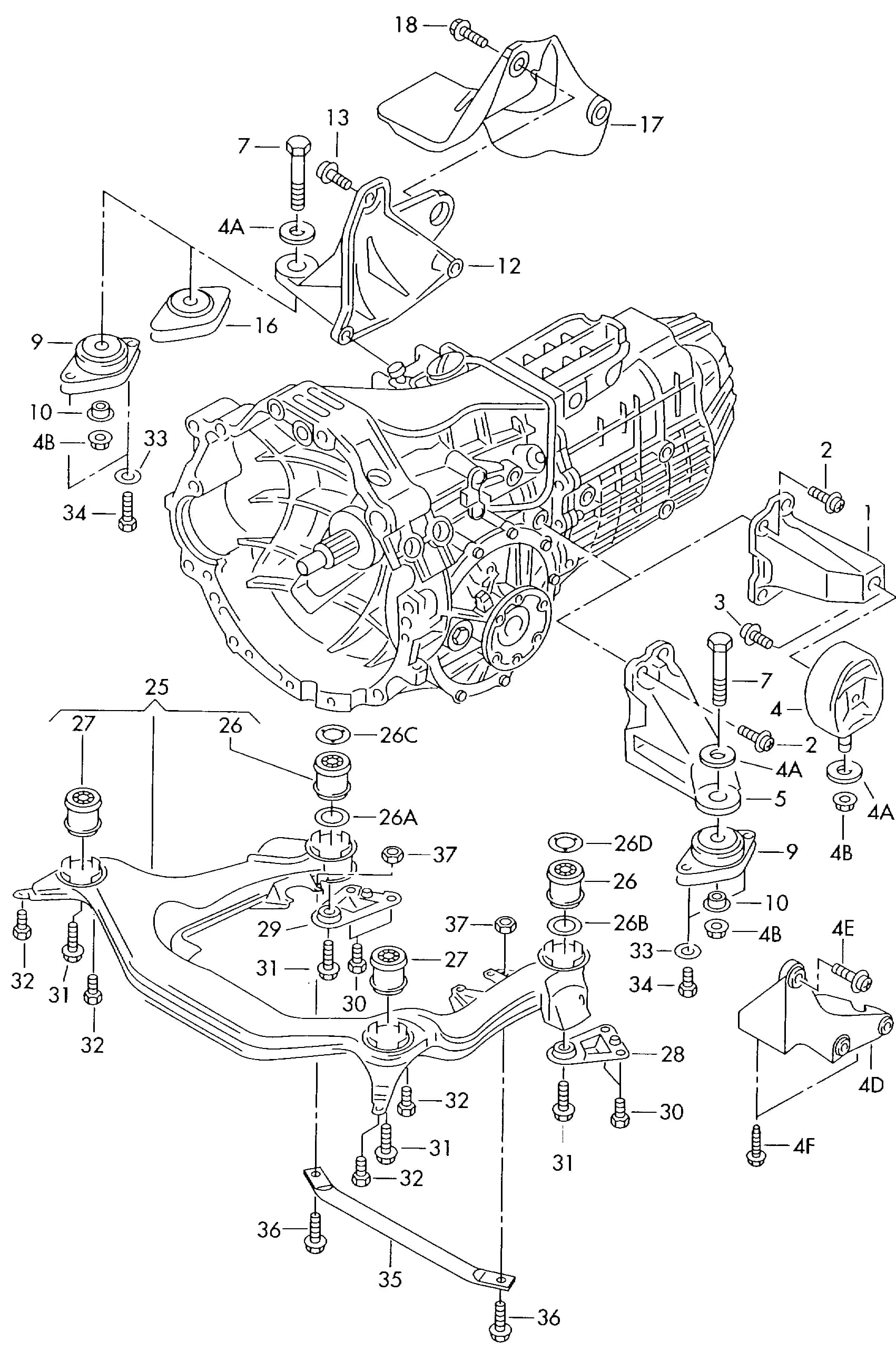 1997 (3B-V-000 001 >>) — Gearbox › 39920