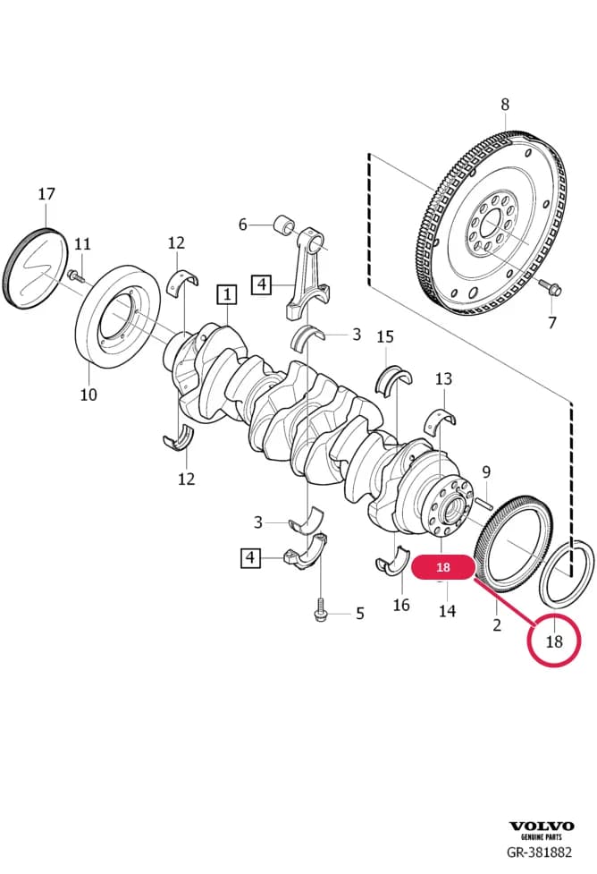 21 Engine — 216 crank mechanism › crank mechanism    , B6304T4