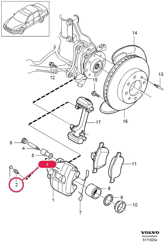 51 Wheel brake — Subgroups of category: "Wheel brake" › Front wheel brake R.H.