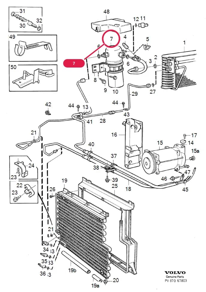 87 Climate units — Subgroups of category: "Climate units" › Air conditioning 960 1997-. S90. V90. , B6304FS2