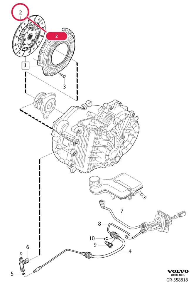 41 Clutch — 411 mechanical clutch › mechanical clutch  , B5254T7, M66, L.H.D