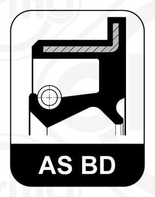 ELRING B16.650 Automatinė transmisija veleno sandariklis