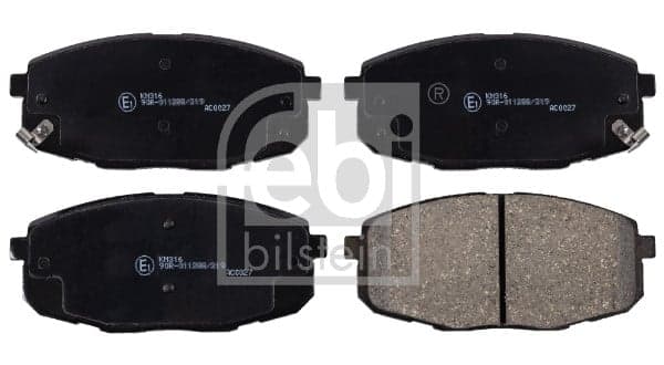 Stabdžių kaladėlių komplektas — FEBI BILSTEIN 170119