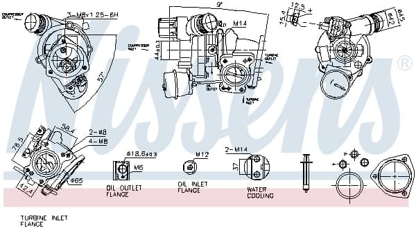 NISSENS 93557 Turbokompresorius