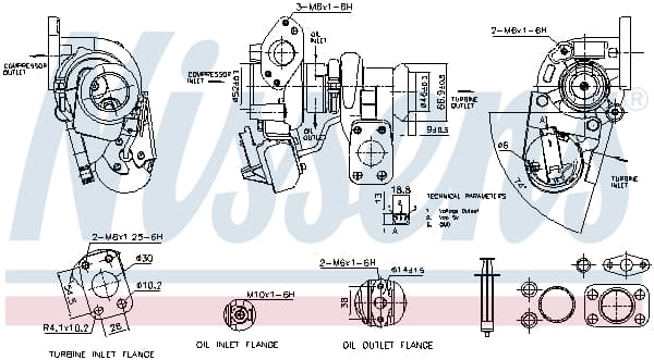NISSENS 93559 Turbokompresorius
