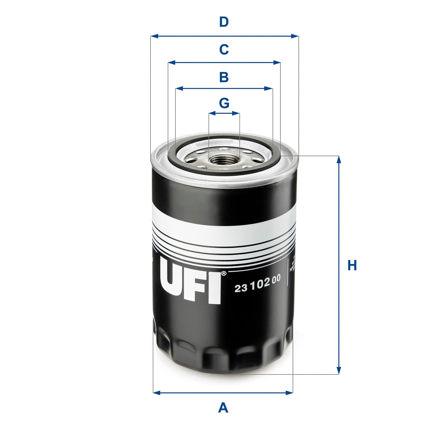 Alyvos filtras — UFI 23.102.00