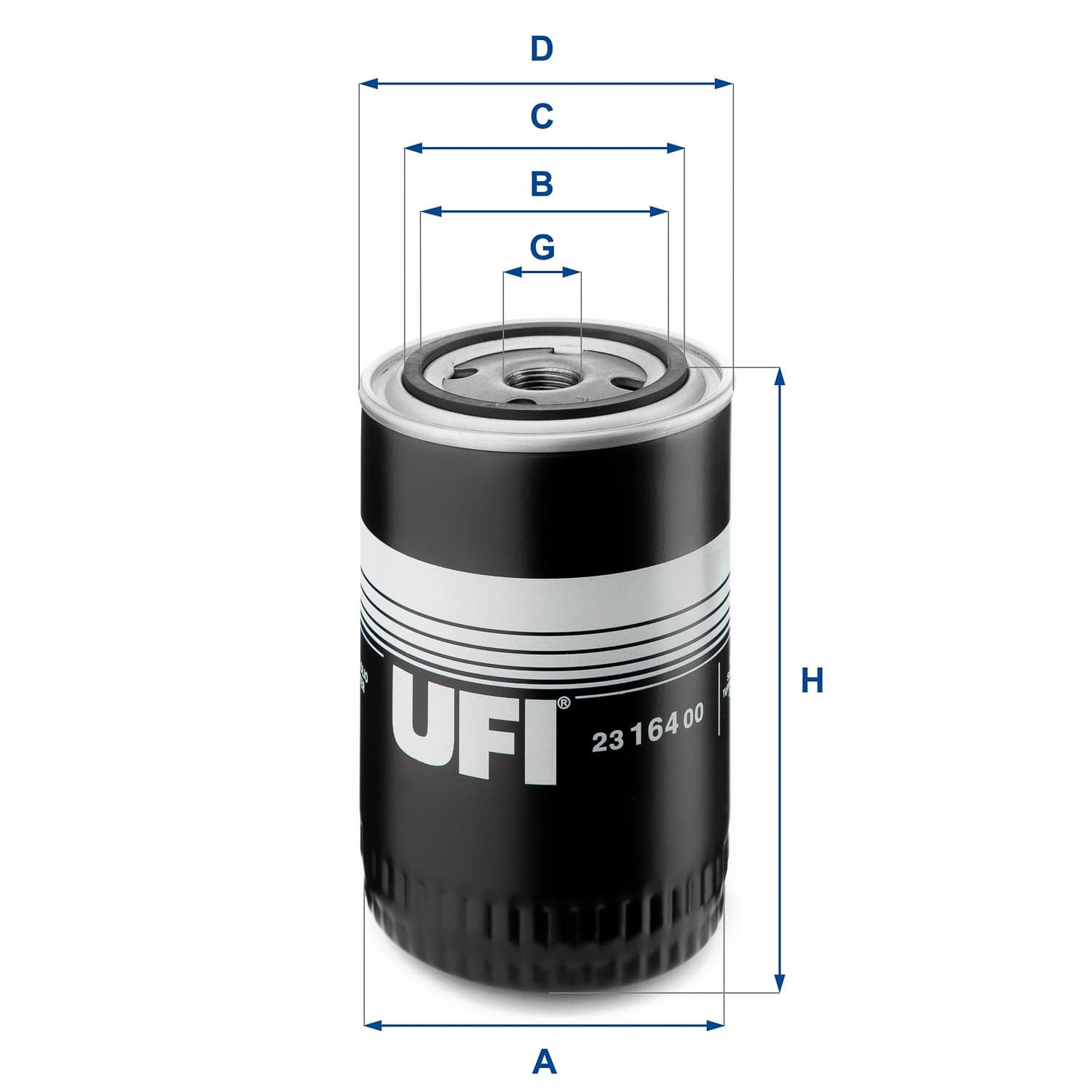 Alyvos filtras — UFI 23.164.00